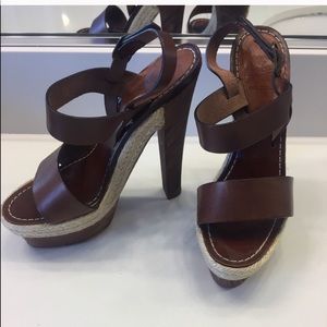 Christian Louboutin espadrille platform sandal